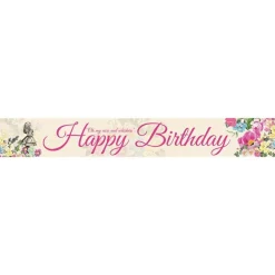 Truly Alice Paper Banners - 1M (3Pk)<Party Delights Hot