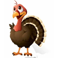 Turkey Cardboard Cutout - 88Cm X 60Cm<Party Delights