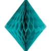 Turquiose Honeycomb Diamond Decoration - 30Cm<Party Delights Outlet