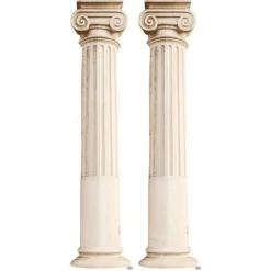 Two Roman Pillars Cardboard Cutouts - 195Cm X 45Cm<Party Delights Discount