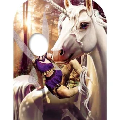 Unicorn & Fairy Fantasy Land Stand-In Cardboard Photo Prop - 131Cm X 95Cm<Party Delights Hot