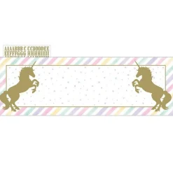 Unicorn Sparkle Giant Personalisable Banner - 1.5M<Party Delights Hot