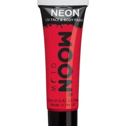 Party Delights Costume Accessories<Uv Neon Face & Body Paint - Red 12Ml
