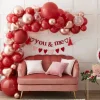 Valentines Balloon Arch - 70 Balloons<Party Delights Sale