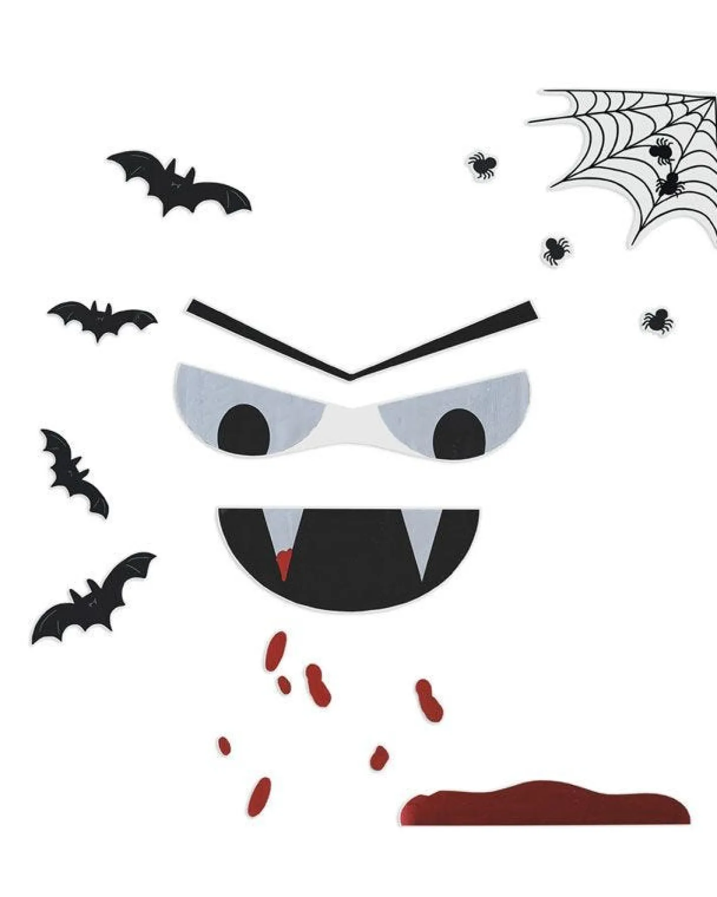 Party Delights Outdoor Decorations<Vampire Door Stickers (2Pk)