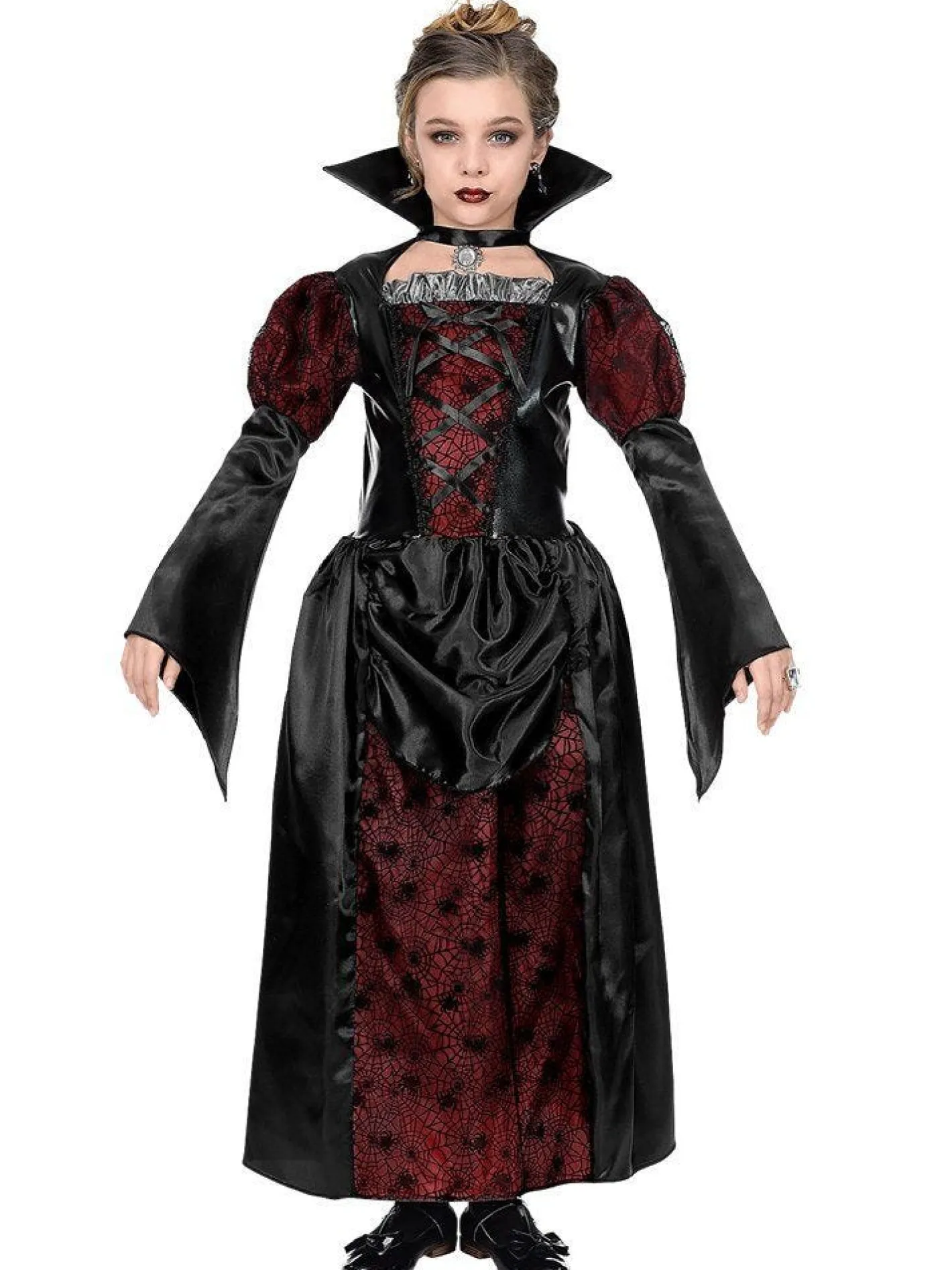 Kids' Party Delights Kids'<Vampiress Dress - Child Costume