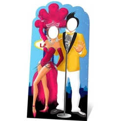Vegas Couple Stand In Photo Prop - 1.95M<Party Delights Sale