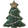 Party Delights Hanging Decorations<Velvet Embroidered Tree Decoration