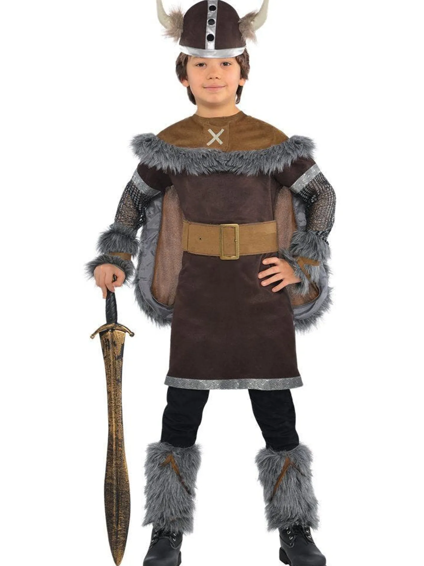 Kids' Party Delights Kids'<Viking Warrior - Child And Teen Costume