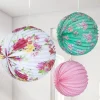 Vintage Tea Party Lantern Decorations (3Pk)<Party Delights Online