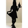 Waitress Silhouette Cardboard Cutout - 175Cm X 87Cm<Party Delights Hot