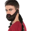 Warrior Ponytail & Beard<Party Delights