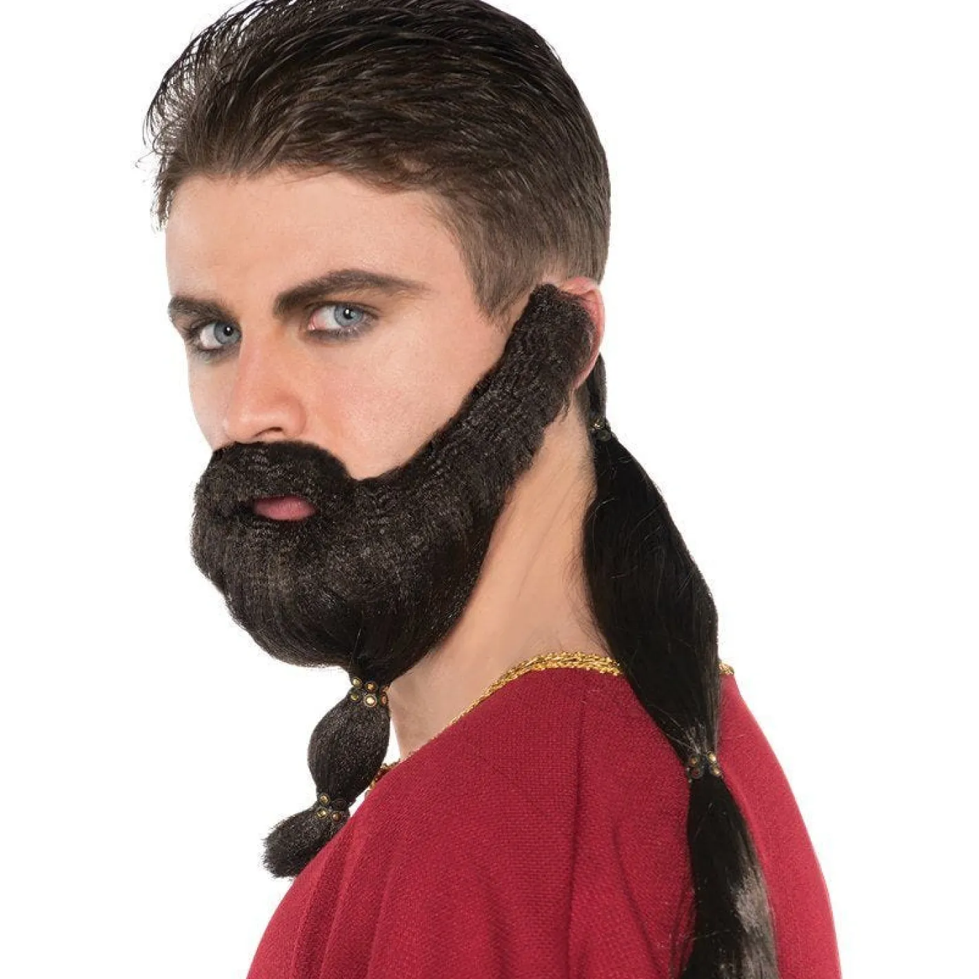 Warrior Ponytail & Beard<Party Delights