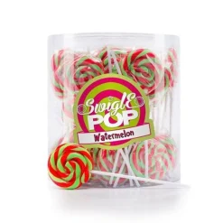 Watermelon Flavour Swigle Mini Lollipops X50<Party Delights Hot
