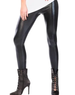 Women's Party Delights Women's<Wet Look Leggings - Adult Costume