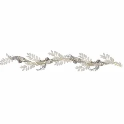 White & Silver Berry Foliage Garland - 1.8M<Party Delights
