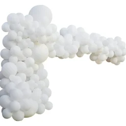 White Balloon Arch - 200 Balloons<Party Delights