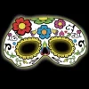 Party Delights Costume Accessories<White Floral Glow Stick Mask - 19Cm