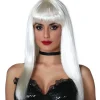 White Glamourama Wig<Party Delights Discount