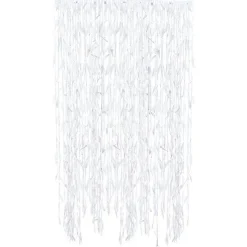 White Leaf Ribbon Backdrop<Party Delights Hot
