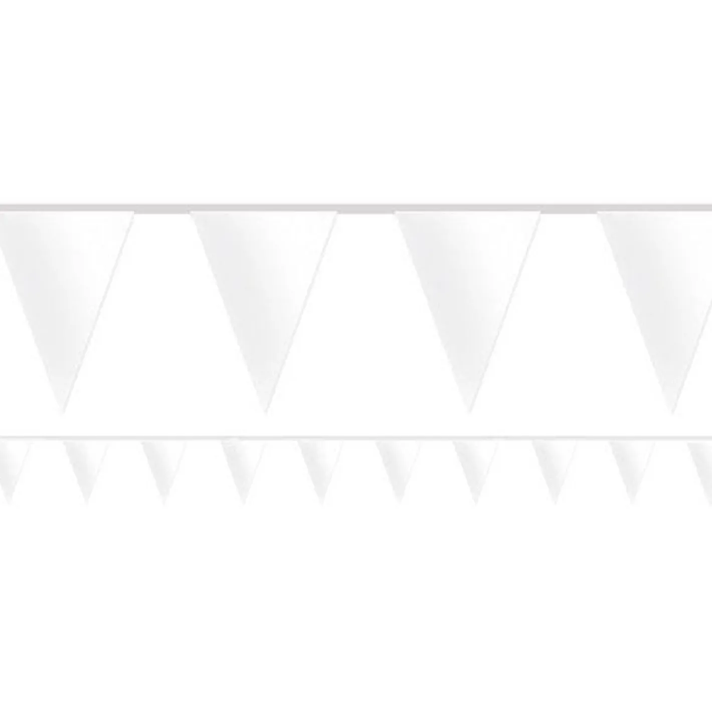 White Paper Bunting - 4.5M<Party Delights Clearance