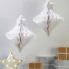 Party Delights Hanging Decorations<White Paper Honeycomb Baubles - 40Cm (2Pk)