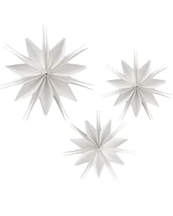 Party Delights Hanging Decorations<White Paper Stars Hanging Decorations (7Pk)