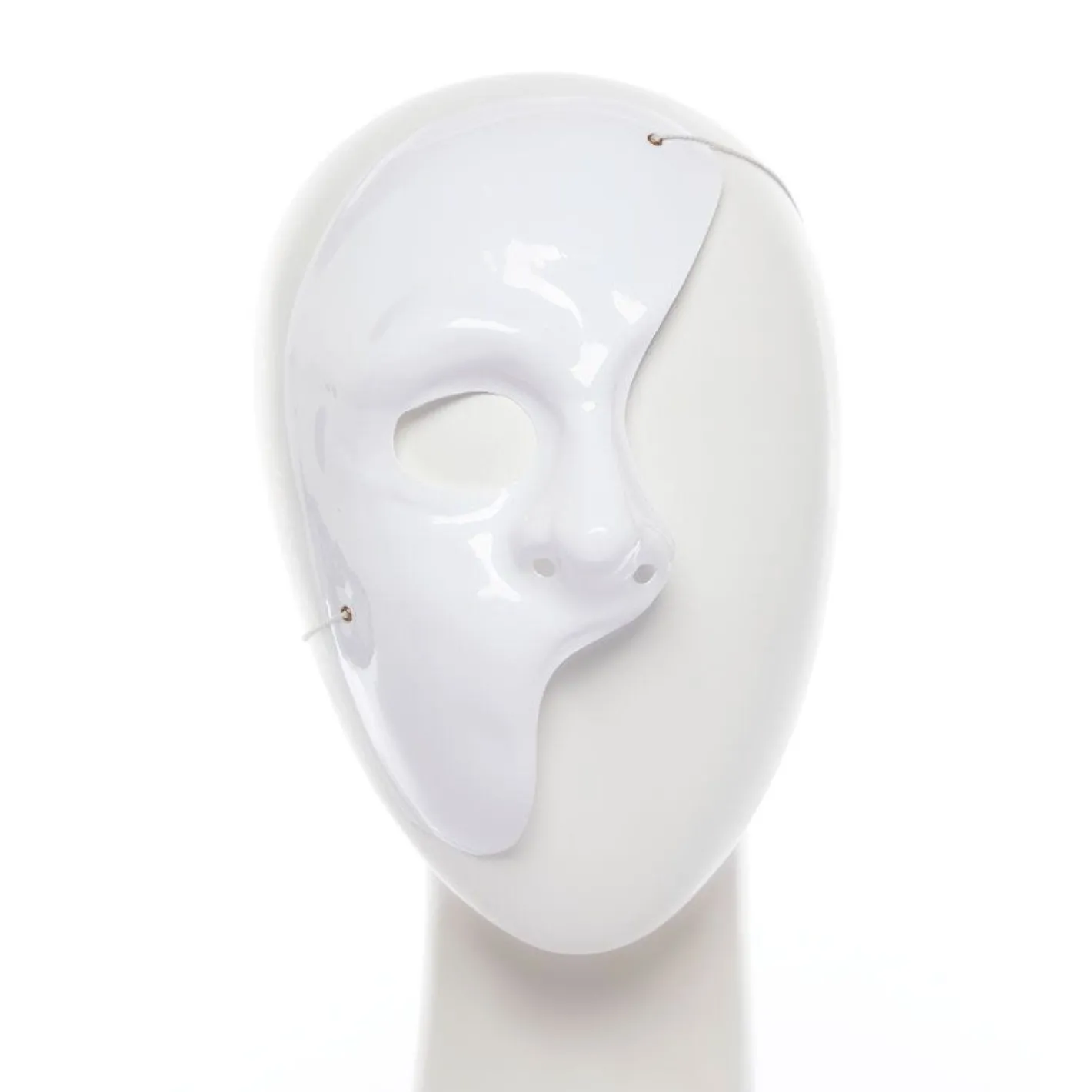 White Phantom Masquerade Mask<Party Delights Outlet