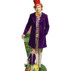 Willy Wonka Gene Wilder Cardboard Cutout - 193Cm X 73Cm<Party Delights Hot