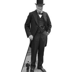 Winston Churchill Cardboard Cutout - 184Cm X 78Cm<Party Delights