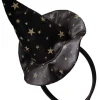 Party Delights Costume Accessories<Witch Black & Gold Star Headband