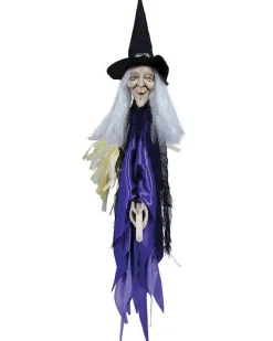 Party Delights Props<Witch With Broom - 60Cm