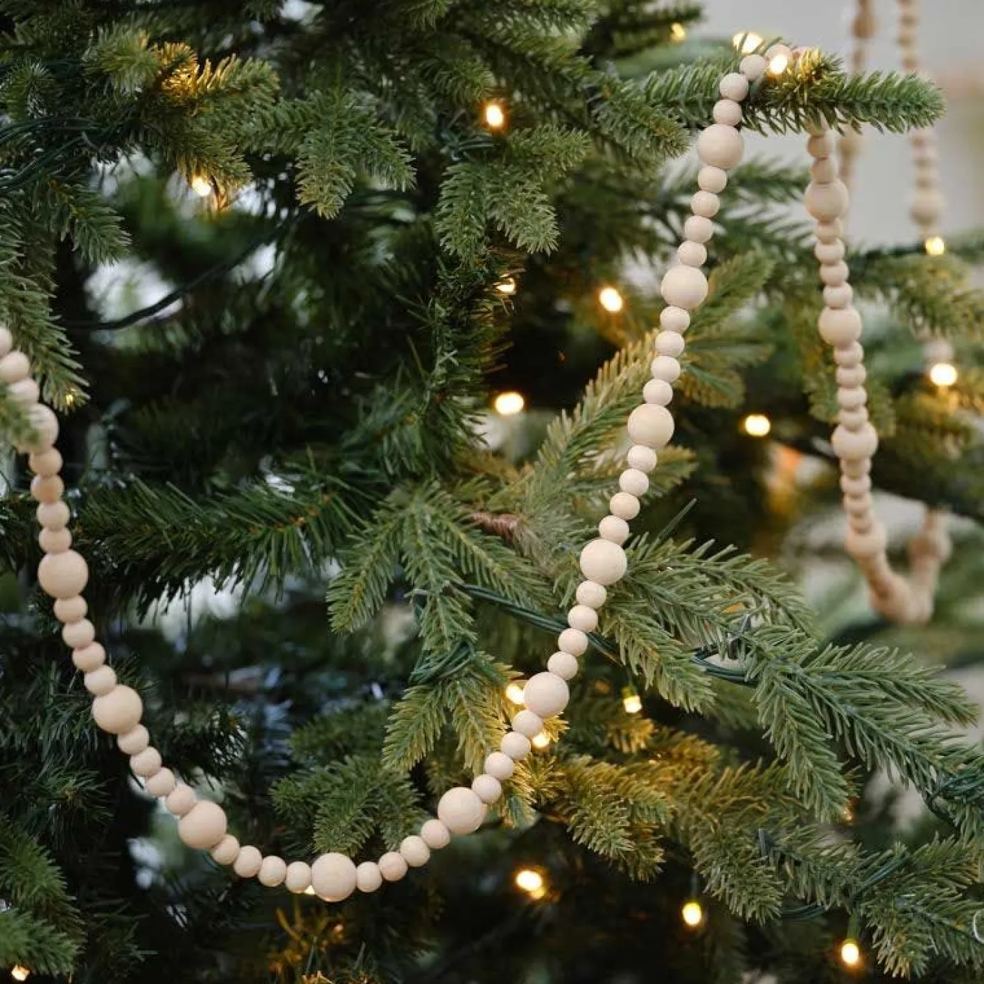 Party Delights Hanging Decorations<Wooden Beads Garland - 3M