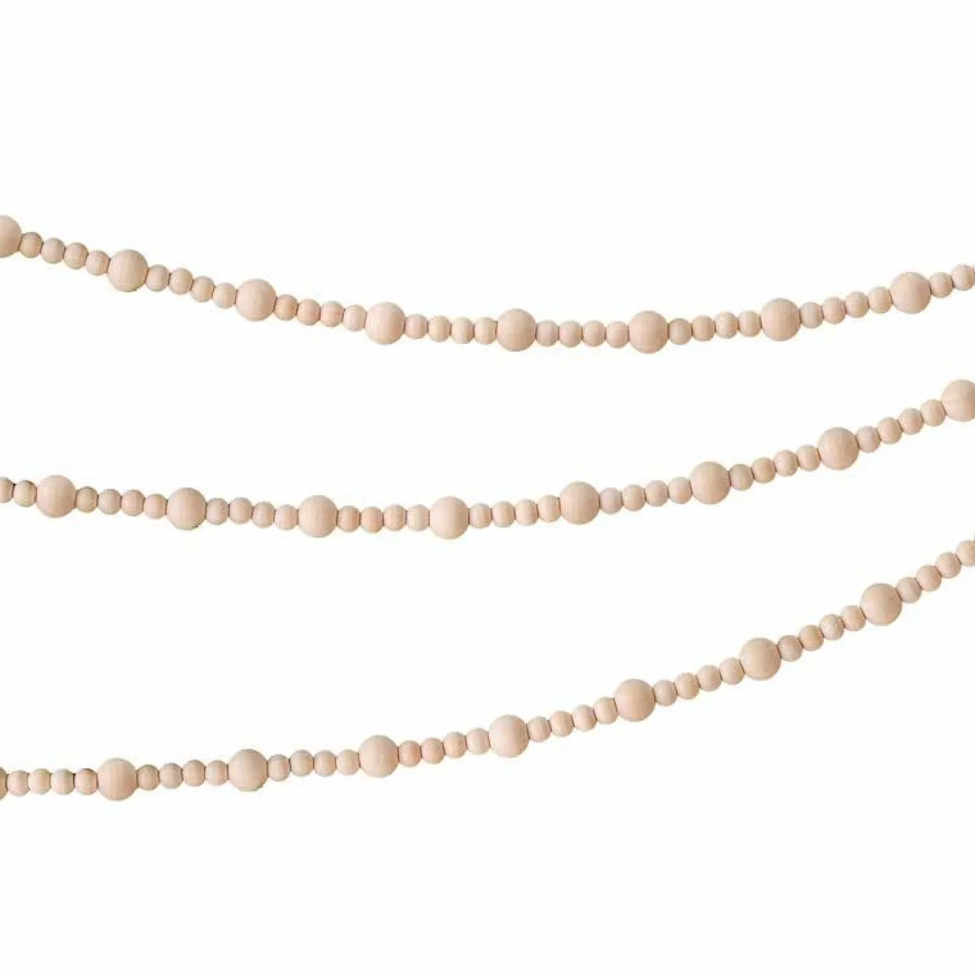 Party Delights Hanging Decorations<Wooden Beads Garland - 3M