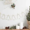 Party Delights Hanging Decorations<Wooden Christmas Tree Bunting - 1.5M