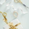 Party Delights Gift Wrapping<Wooden Icons And Ribbon Christmas Gift Tags (9Pk)