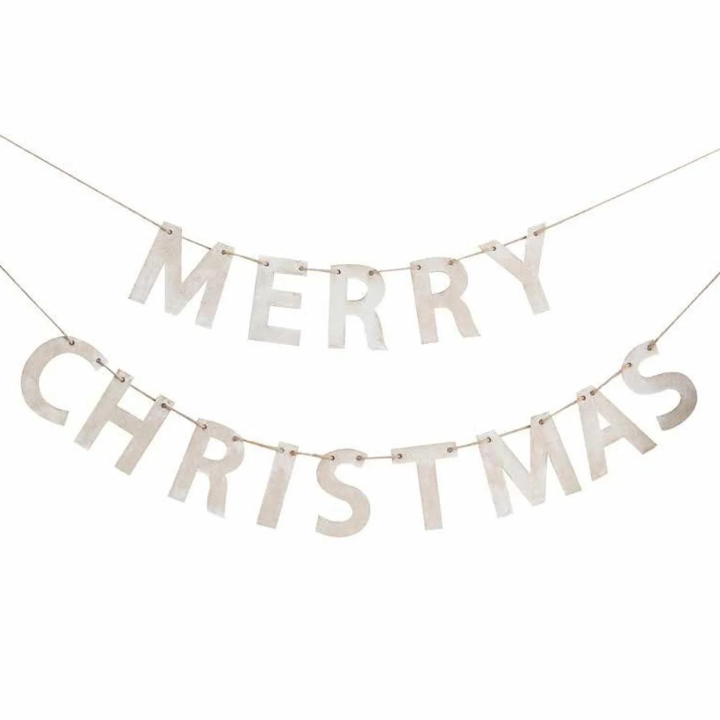 Wooden Merry Christmas Banner - 1.5M<Party Delights