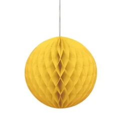 Yellow Honeycomb Ball Decoration - 20Cm<Party Delights Online