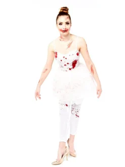 Women's Party Delights Women's<Zombie Ballerina - Adult Costume