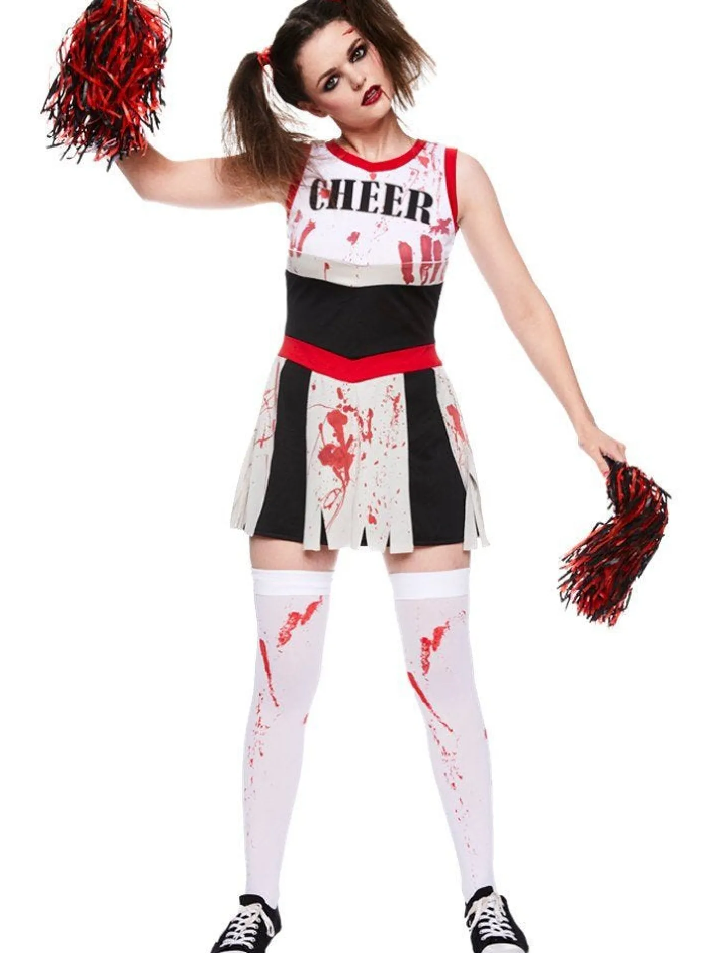 Women's Party Delights Women's<Zombie Cheerleader - Adult Costume