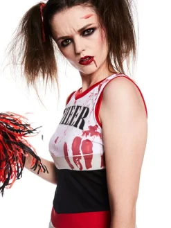Women's Party Delights Women's<Zombie Cheerleader - Adult Costume