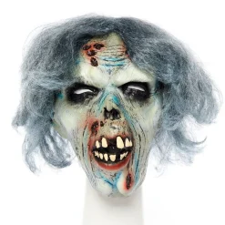 Men's Party Delights Men's<Zombie Mask With Hair